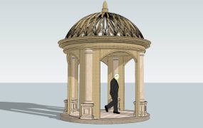 Beautiful Roman Column Gazebo