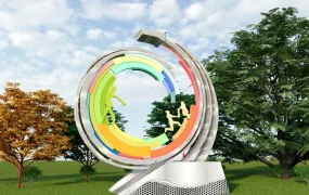 Modern Sports Sculpture