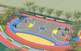Community Park Basketball Court