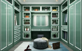 Green Dressing Room Design