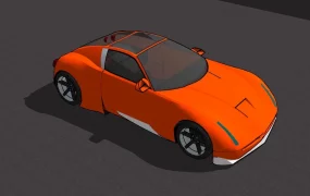 Orange Sport Car
