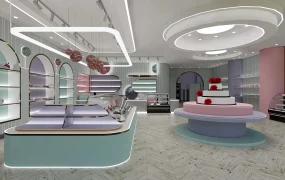 Large Bakery Shop Interior Design