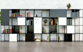 Black Metal Bookshelf