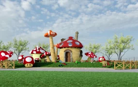 Fairy Tale Mushroom Playground