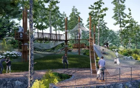 Natural Playground Climber Design