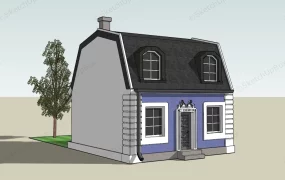 Old European City House