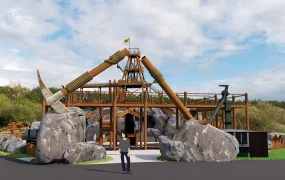 Mining Themed Adventure Playground