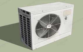 Old Air Conditioner Outdoor Unit