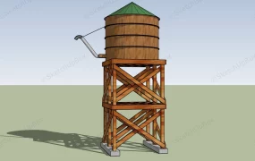 Old Wood Water Tower