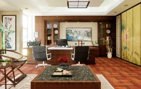 Chinese Style Executive Office Design