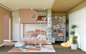 Bunk Bed Girl Room Idea