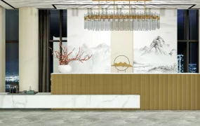 Asian Hotel Reception Design