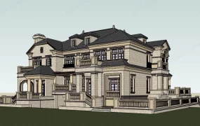 Modern Classical Duplex House