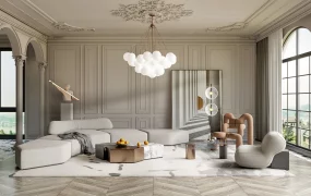 Neoclassical Living Room