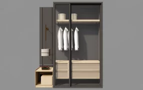 Single Corner Wardrobe