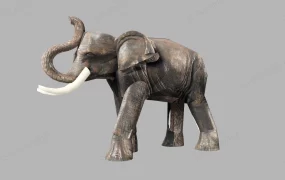 Bronze Elephant Sculpture