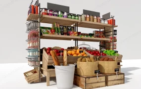 Grocery Store Display Stand