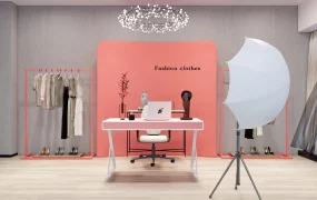 Modern Fashion Studio Live Streaming Room SketchUp 3D Model