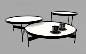 3 Piece Nesting Coffee Table Set
