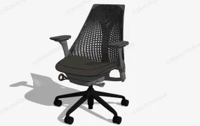 Plastic Mesh Back Office Chair
