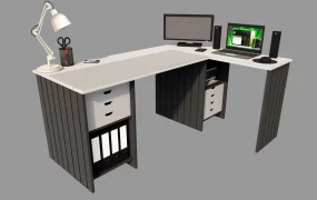 L Shaped Computer Desk