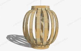 Bamboo Lantern Pendant Lamp