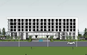 Contemporary Office Building Exterior