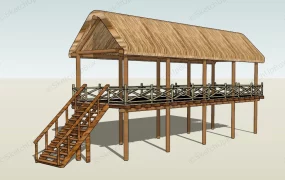 Stilted Tropical Pavilion