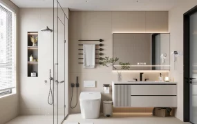 Modern Cream Bathroom
