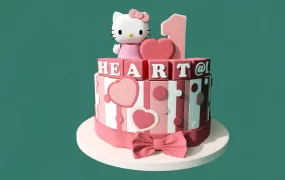 Hello Kitty Pink Cake