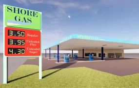 North Shore Gas Station