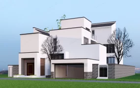 Modern New Chinese Style Multi Story Villa