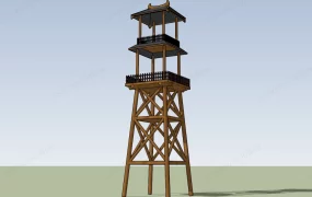 Wooden Watch Tower