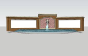 Outside Fountain Wall Design Idea