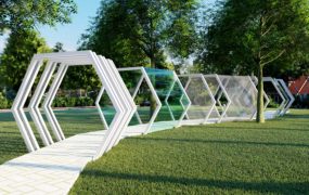 Walkway Pergola Design