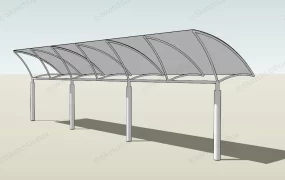 Freestanding Cantilever Canopy