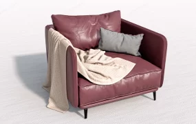 Leather Accent Chair