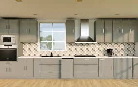 One Wall Modern Kitchen Design