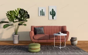 Living Room Loveseat And Coffee Table Set