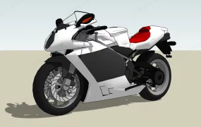 White Motorcycle
