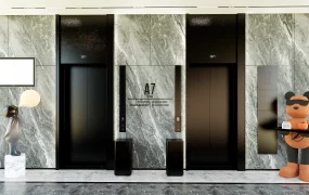 Hotel Elevator Lobby