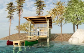 Lakefront Tiny Cabin