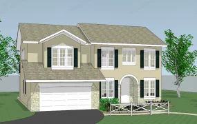 2 Story Country House