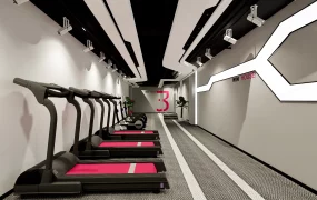 Office Aerobic Exercise Room