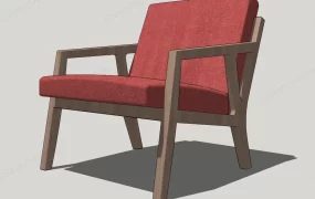 Wood Armchair