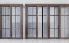 Wood Framed Sliding Glass Doors