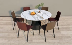 Round Dining Table For 6