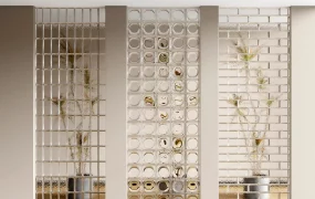 Modern Glass Block Partitions