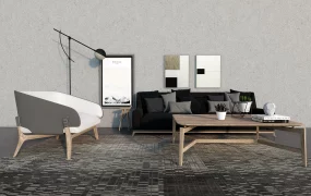 Casual Small Living Room Set