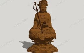 Large Sitting Buddha Statue